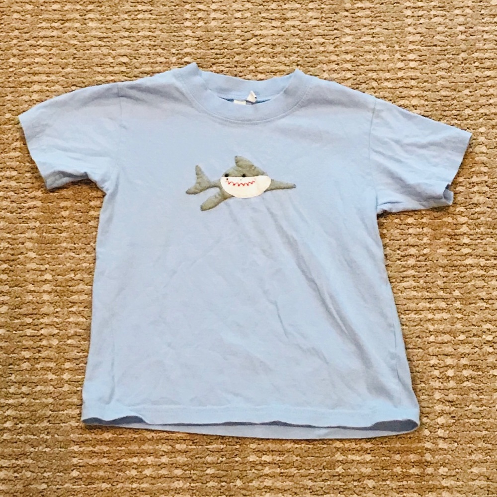 Little boys shark shirt
